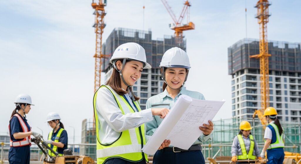 建設業の働きやすさと女性の働き方現場の変化とは