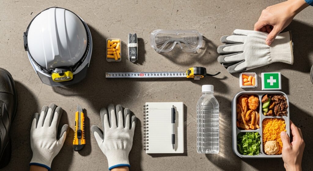建設業の現場仕事で必要な持ち物と準備初日の不安を解消